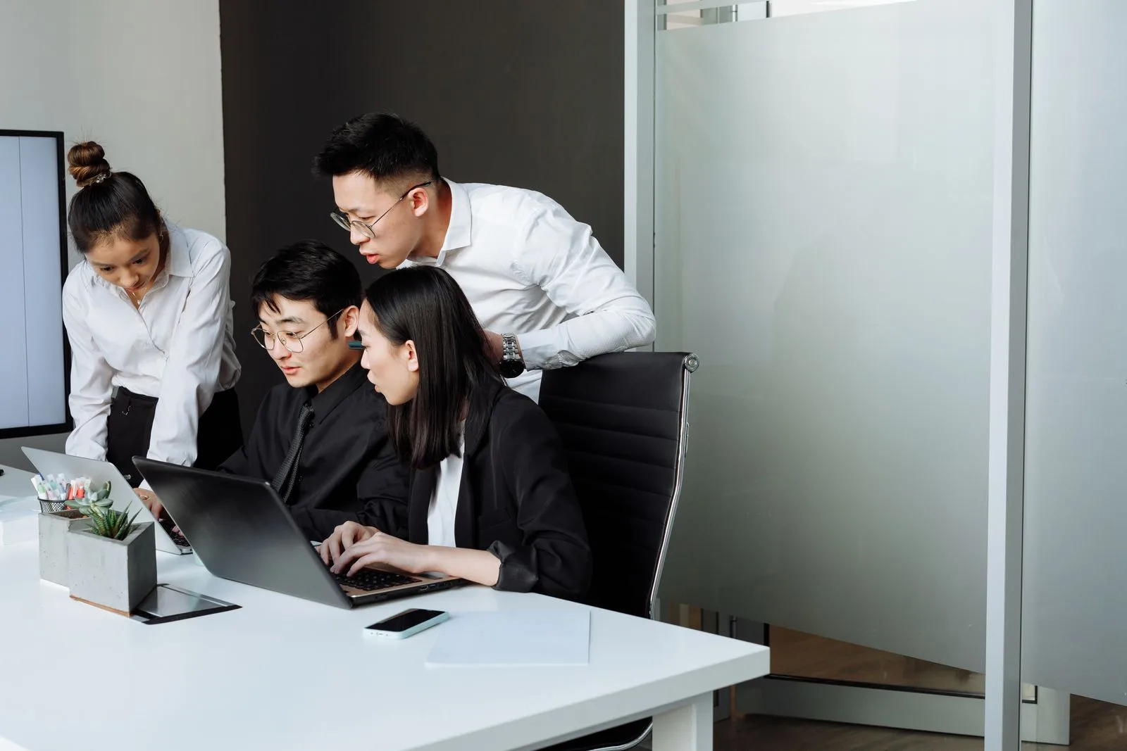 A collaborative business workshop